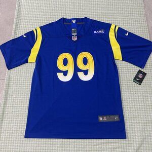 Nfl Los Angeles Rams Aaron Donald #99 Blue Jersey Large